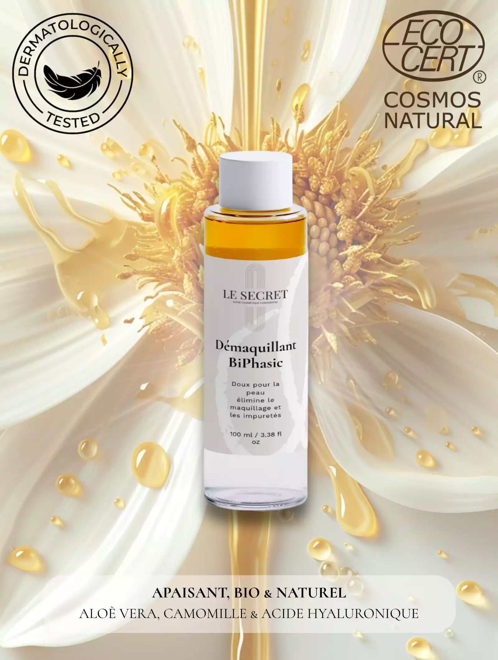 Biphasic makeup remover - moisturizer